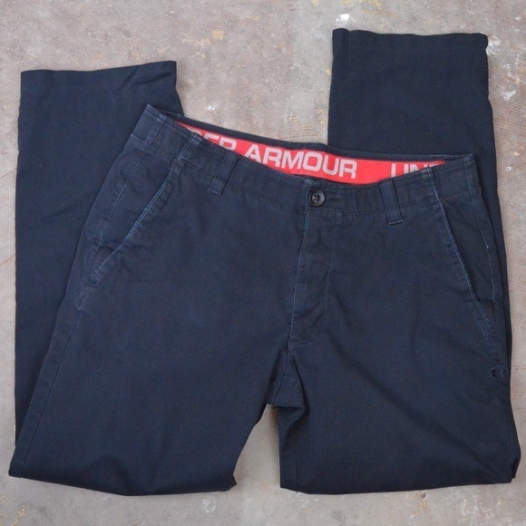Under Armour Other - Under Armour Soft Chino Stretch Pants, Navy - Size 38